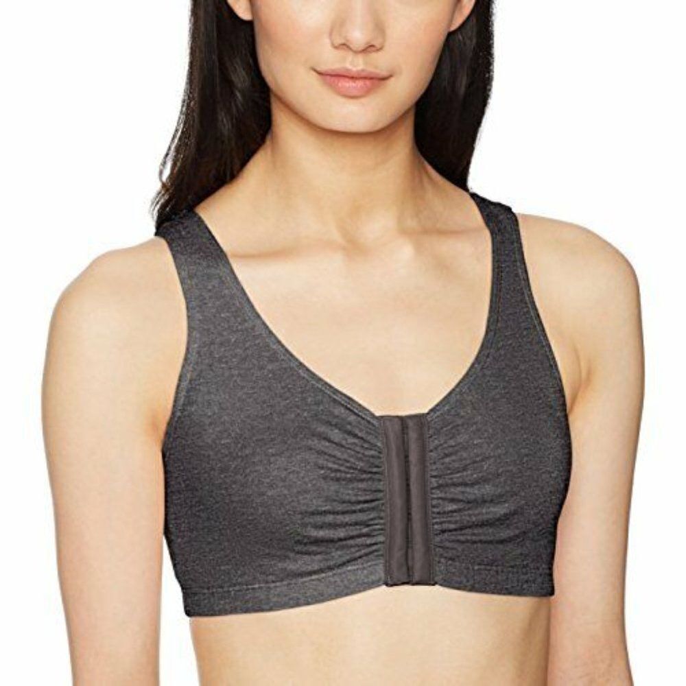 Fruit Of The Loom Womens Charcoal Casual Bras 38
